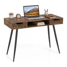 Load image into Gallery viewer, Tangkula Mid Century Modern Computer Desk for Home Office &amp; Compact Spaces