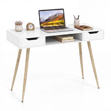 Load image into Gallery viewer, Tangkula Mid Century Modern Computer Desk for Home Office &amp; Compact Spaces
