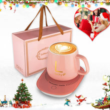 Load image into Gallery viewer, WeFrady Coffee Mug Warmer with Mug, Coffee Cup Mug Warmer for Desk with Auto Shut Off, Mug Warmer Set for Desk Home Office-xmas Gifts
