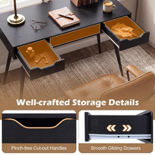 Load image into Gallery viewer, Tangkula Mid Century Modern Computer Desk for Home Office &amp; Compact Spaces