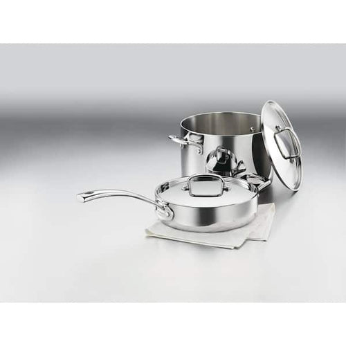 French Classic 13 - Piece Stainless Steel Cookware Set in Silver and Stainless Steel