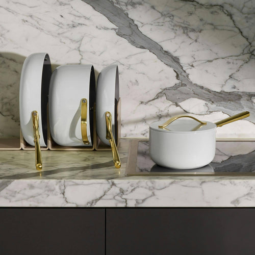 Non-Toxic, Healthy Ceramic Cookware | White Cookware Set from Caraway